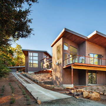 House on a hill  SIPs panels framing