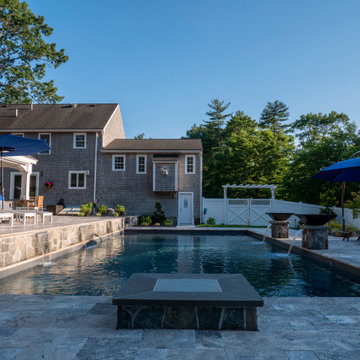 Pembroke 20'x44' PermaCrete Vinyl Liner In Ground Swimming Pool