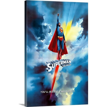 "Superman: The Movie (1978)" Wrapped Canvas Art Print, 20"x30"x1.5"