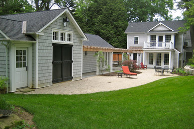 Example of an exterior home design in Philadelphia