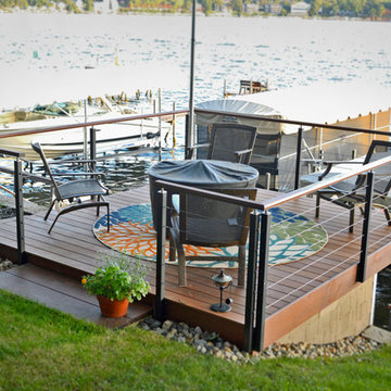 Custom Cable Railing and Benches