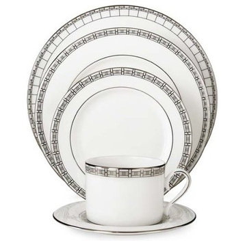 Lenox Timeless 5 Piece China Place Setting Made in USA