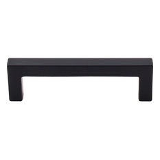 Top Knobs  -  Square Bar Pull 3 3/4" (c-c) - Flat Black