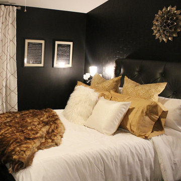 Black Master Bedroom