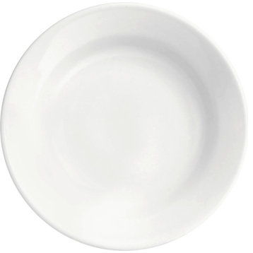 Set of 4 Soup Plates Fun Factory White