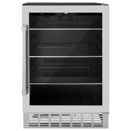 ZLINE 24" Monument 154 Can Beverage Fridge in Stainless Steel (RBV-US-24)