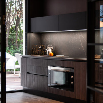 Cuisine dans un appartement prestigieux à Cannes