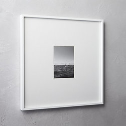 gallery white 5x7 picture frame | CB2 - Baby And Kids