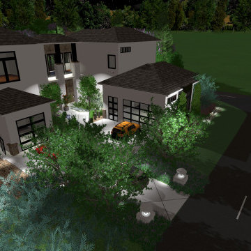 3d landscape and pool design