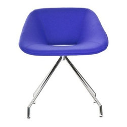 Red Swivel Dining Chair by B&T - Dining Chairs