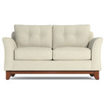 Apt2B - Apt2B Marco Apartment Size Sofa, Cream, 60"x37"x32" - Make yourself comfortable on the Marco Apartment Size Sofa. Button-tufted back cushions and a solid wood base give it a sleek, sophisticated, and modern look!