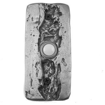 Glacier Doorbell, Handmade Luxury Hardware, Satin