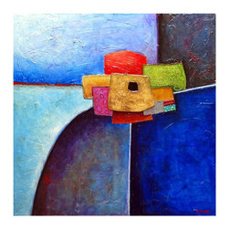 Chasing the Blues Away...(SOLD) - Mixed Media Art