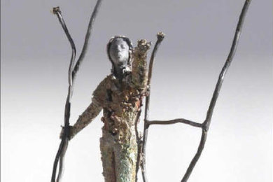 Sculptures d'ocre et de lichens