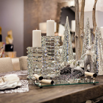 "Enchanted Forest" Holiday Tablescape by Robb & Stucky
