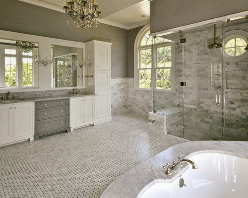 Natural Stone Bathroom Design Ideas & Remodel Pictures | Houzz