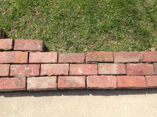 Brick Patio Retaining Wall I Will Be Digging 6 10 Down Laying Landscaping Fabric Adding Gravel Stone Sand Then Brick Finish By Sweeping Into The Lines