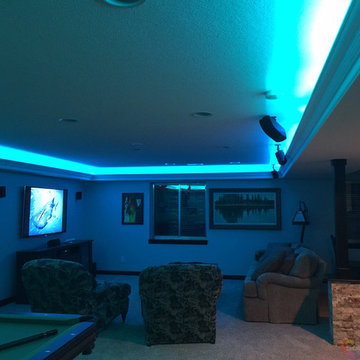 Man Cave Game Room LED Lighting