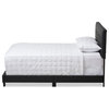 Brookfield Contemporary Upholstered Grid-tufting Queen Size Bed, Charcoal Grey