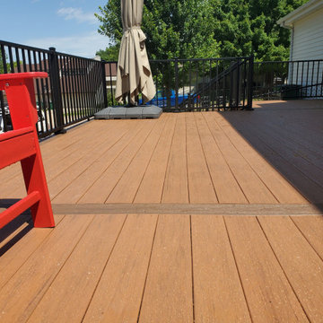 Timbertech Tropical with Red Splash