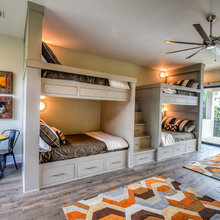 4 beds in a bedroom