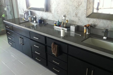 Example of a trendy bathroom design in Orange County