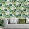 Green Adansonii Peel and Stick Wallpaper Sample