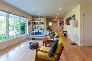Living room photo in Portland