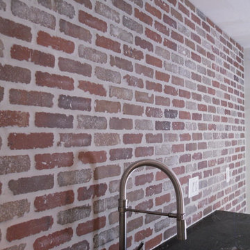 Thin Brick Kitchen Backsplash