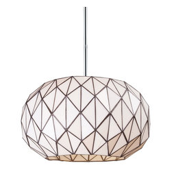 Landmark Tetra 3-Light Chandelier with Chrome Hardware - Chandeliers