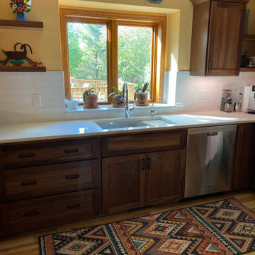 Walnut Refaced Kitchen