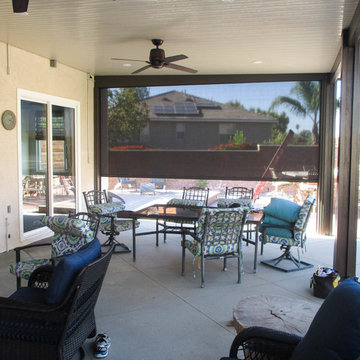Motorized Power Screens Sun Control Patio