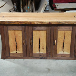 Office Cabinet in Cherry and Walnut - Filing Cabinets