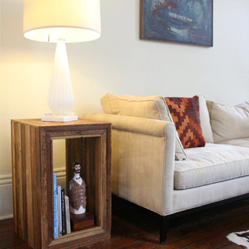 The Barracks Table- Organic Modern End Tables, Nightstands Made From Reclaimed N
