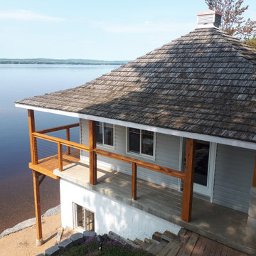Deck over Round Lake, Ontario