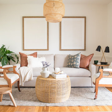 Beach Style Living Room
