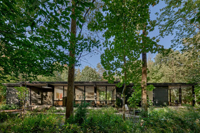 Minimalist house exterior photo in Grand Rapids