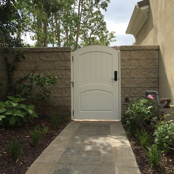 Clean and Simple Custom Wood Gates by Garden Passages