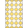 MelvinHand-Hooked Area Rug, Gold, 5'x8'