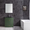 30" Vogue Green Bathroom Vanity, PVC