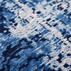 Dawlish Blue Vintage-Inspired Persian Rug, 5'x8'