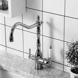 Chrome Brass European Style Kitchen Faucet Rotatable Purified Water Kitchen Sink Faucet TCF460 - Kitchen Faucets