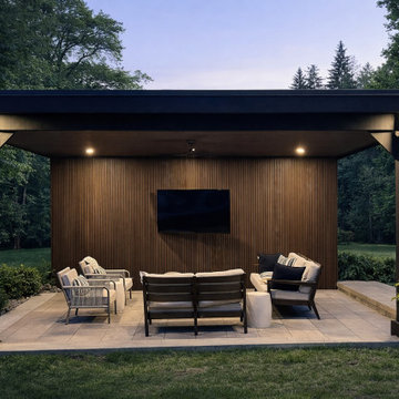 Forest Pavilion | Architectural Outdoor Living | Thornhill, Ontario