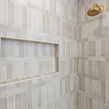 Spanish Contemporary Elegance: Primary Bathroom Remodel