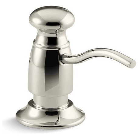 Kohler Traditional Design Soap/Lotion Dispenser, Vibrant Polished Nickel