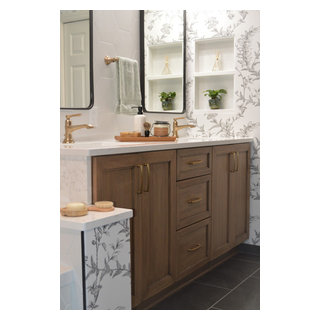 Primary Bathroom double sinks - Transitional - Bathroom - Cleveland ...