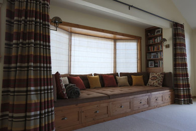 Inspiration for a contemporary bedroom remodel in Other