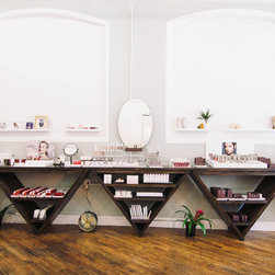 Geometric Display Table - Display And Wall Shelves 