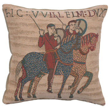 Bayeux Horseriders European Cushion Cover