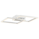 Access Lighting - Squared, Ceiling/Wall Mount, 19", White - Features: